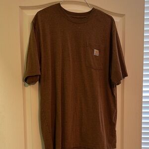 Carhartt Brown Loose Fit Pocket T-Shirt